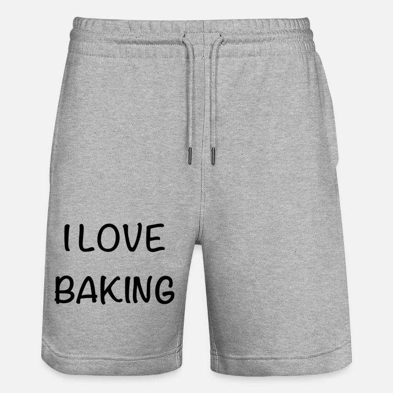 J’adore cuisiner - Short de jogging bio TRAINER Stanley/Stella unisexe - gris chiné
