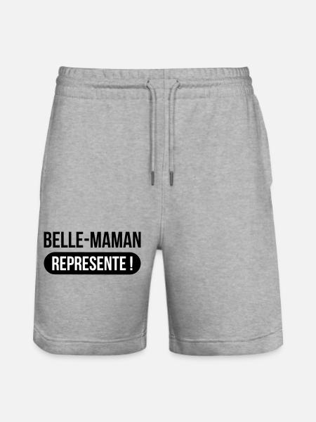 Belle-Maman Représente ! - Short de jogging bio TRAINER Stanley/Stella unisexe - gris chiné