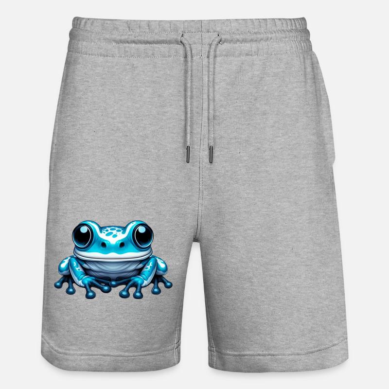 Grenouille - Short de jogging bio TRAINER Stanley/Stella unisexe - gris chiné