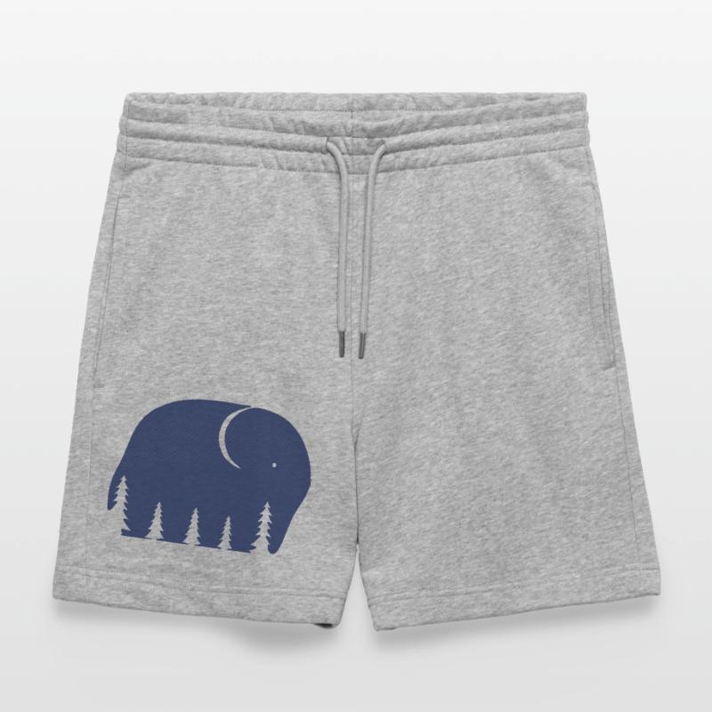 Ein Elefant oder ein Wald in dieser Fun Optical Illusi Stanley/Stella Unisex Bio Joggingshorts Trainer 
