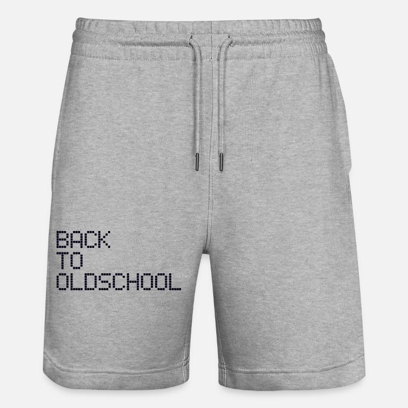 OLDSCHOOL - Short de jogging bio TRAINER Stanley/Stella unisexe - gris chiné