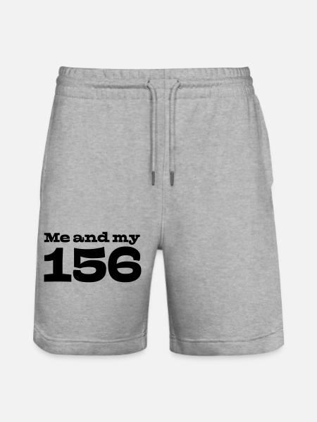 30 Moi et mon 156 - Short de jogging bio TRAINER Stanley/Stella unisexe - gris chiné