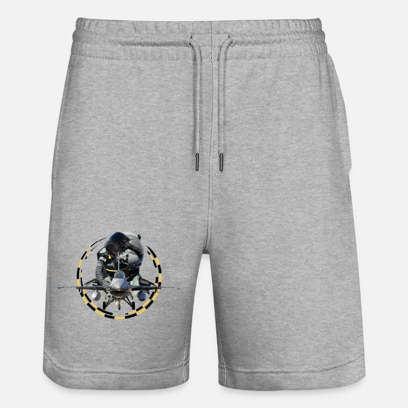 Pilote - Short de jogging bio TRAINER Stanley/Stella unisexe - gris chiné