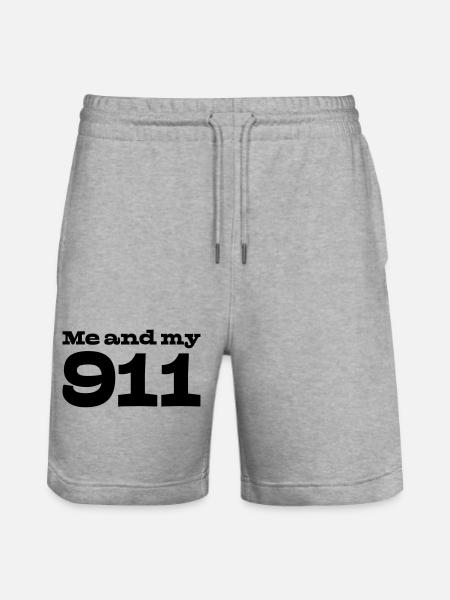 31 Moi et mon - Short de jogging bio TRAINER Stanley/Stella unisexe - gris chiné