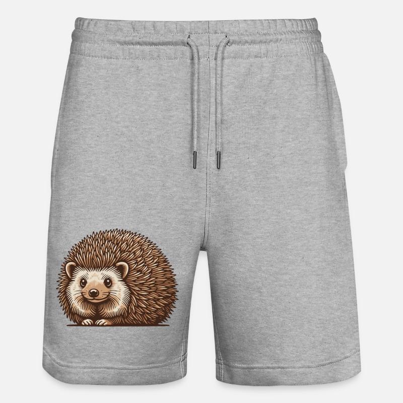 Hérisson - Short de jogging bio TRAINER Stanley/Stella unisexe - gris chiné