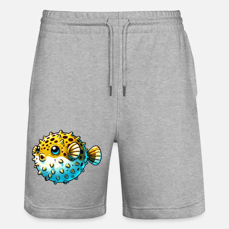 Blowfish - Short de jogging bio TRAINER Stanley/Stella unisexe - gris chiné
