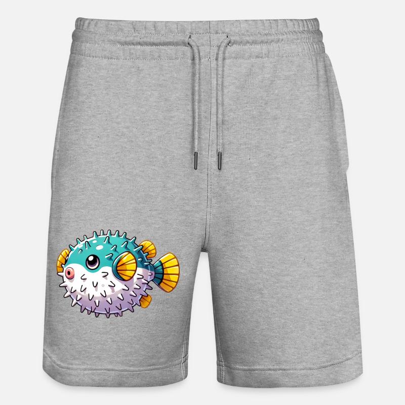 Blowfish - Short de jogging bio TRAINER Stanley/Stella unisexe - gris chiné