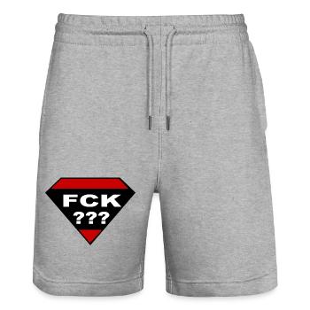 𝘼𝙧𝙜𝙪𝙢𝙚𝙣𝙩𝙞𝙚𝙧𝙚𝙣 - Stanley/Stella Unisex Bio Joggingshorts Trainer  - Grau meliert - Vorne - Nik (191cm) & Marisol (170cm)