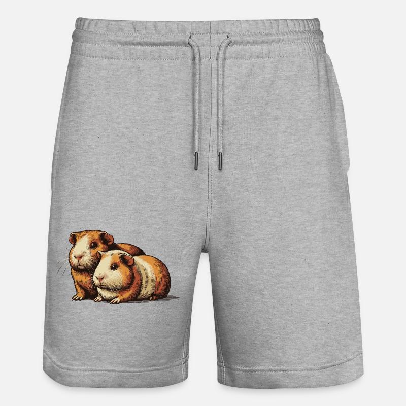 Équipe Mignon - Short de jogging bio TRAINER Stanley/Stella unisexe - gris chiné