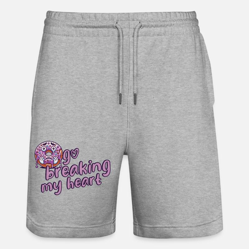 Beignet - Short de jogging bio TRAINER Stanley/Stella unisexe - gris chiné