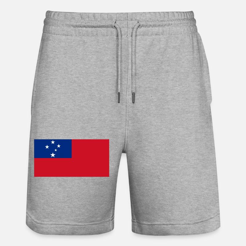 Samoa - Short de jogging bio TRAINER Stanley/Stella unisexe - gris chiné