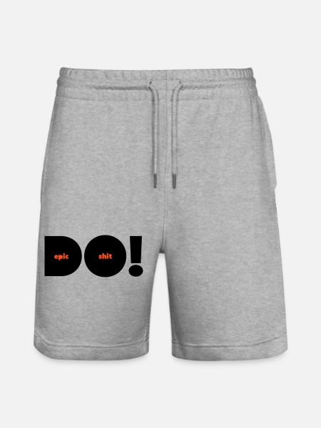 Do Epic Shit Alternative Two-Tone - Stanley/Stella Trainer Unisex Organic Jogging Shorts - heather grey