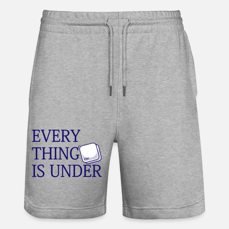 Tout est sous Ctrl - Short de jogging bio TRAINER Stanley/Stella unisexe - gris chiné