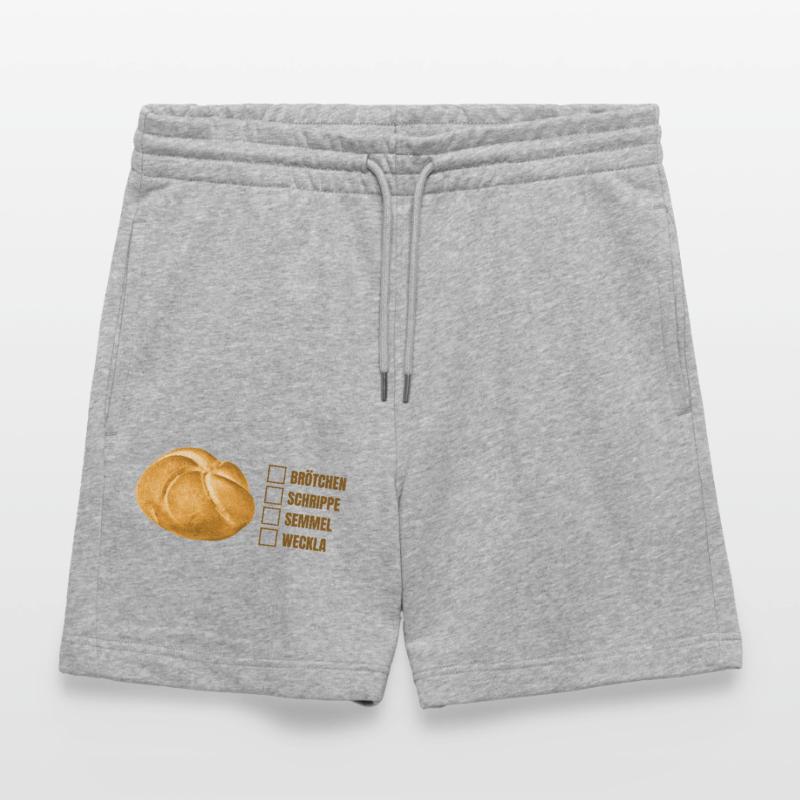 Brötchen oder Semmel? – Lustiges Dialekt-Design Stanley/Stella Unisex Bio Joggingshorts Trainer 