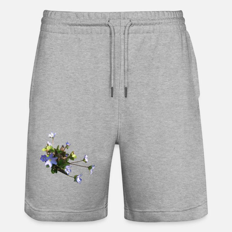 Hépatique - Short de jogging bio TRAINER Stanley/Stella unisexe - gris chiné