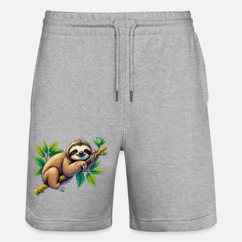 Paresse - Short de jogging bio TRAINER Stanley/Stella unisexe - gris chiné