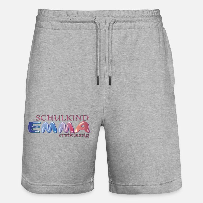 Écolière Emma School - Short de jogging bio TRAINER Stanley/Stella unisexe - gris chiné