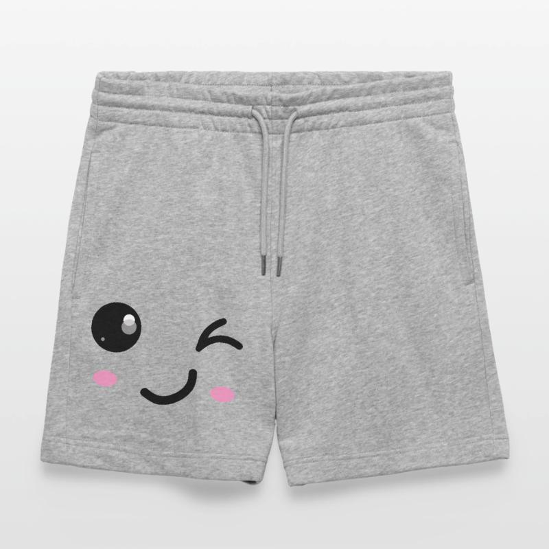 Zwinkerndes Lächeln Stanley/Stella Unisex Bio Joggingshorts Trainer 