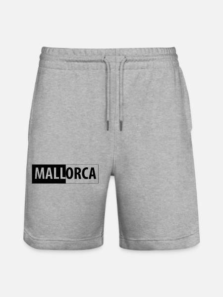 MALLorca im Kasten - Stanley/Stella Unisex Bio Joggingshorts Trainer - Grau meliert