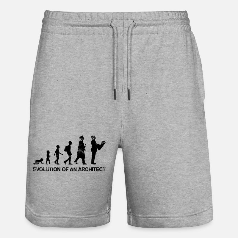 Développement de l’architecture - Short de jogging bio TRAINER Stanley/Stella unisexe - gris chiné