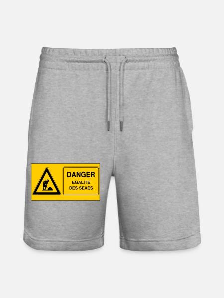 Gender equality - Stanley/Stella Trainer Unisex Organic Jogging Shorts - heather grey