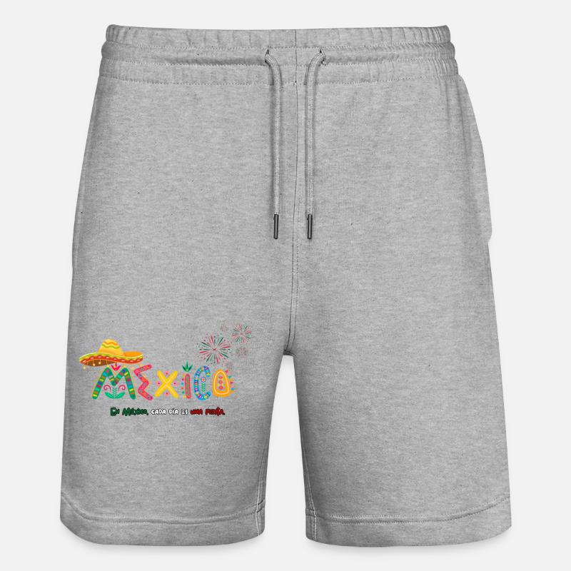 Mexico - Short de jogging bio TRAINER Stanley/Stella unisexe - gris chiné