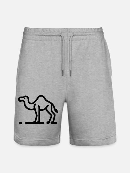 Chameau - Short de jogging bio TRAINER Stanley/Stella unisexe - gris chiné