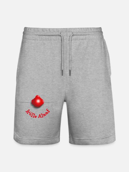 Clown's Nose – Kölle Alaaf - Stanley/Stella Trainer Unisex Organic Jogging Shorts - heather grey