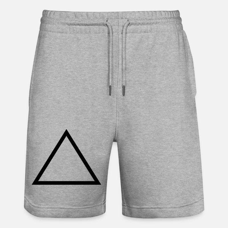 Triangle - Short de jogging bio TRAINER Stanley/Stella unisexe - gris chiné