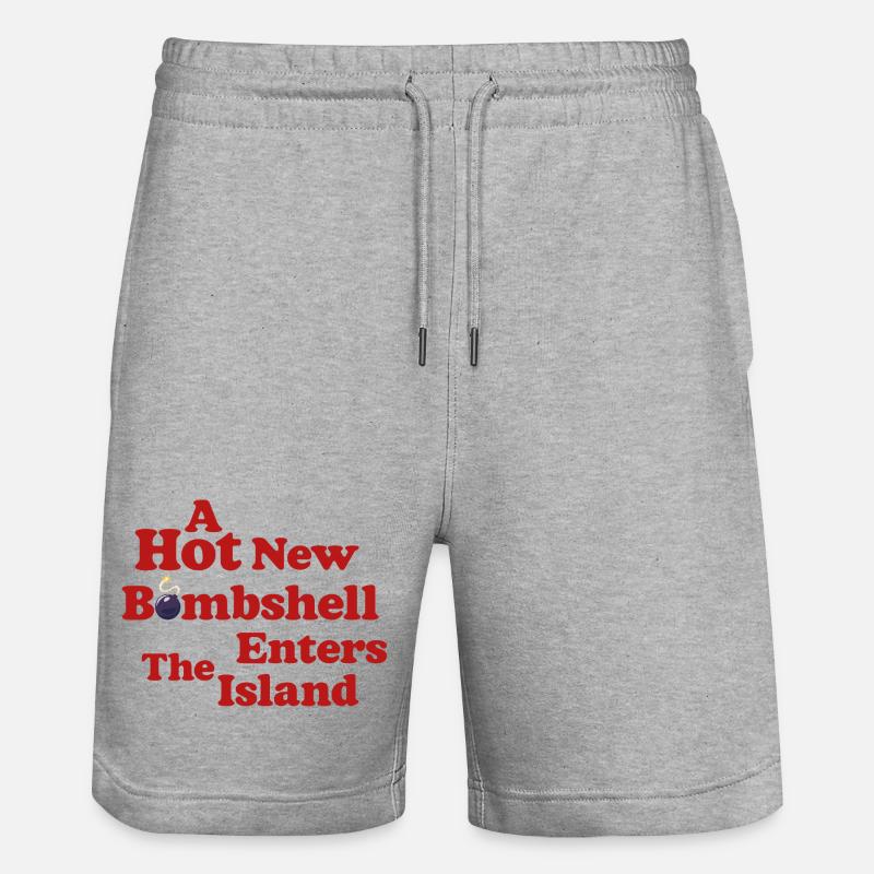 Nouveau thé chaud Bombshell - Short de jogging bio TRAINER Stanley/Stella unisexe - gris chiné