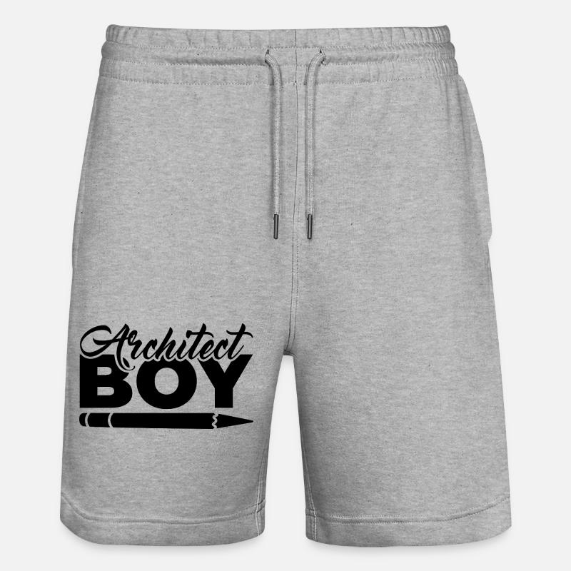 Petit architecte - Short de jogging bio TRAINER Stanley/Stella unisexe - gris chiné