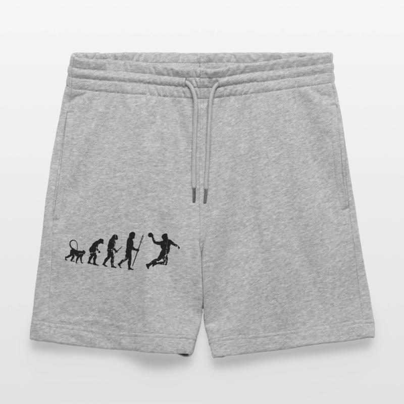 Funny handball player Evolution Stanley/Stella Trainer Unisex Organic Jogging Shorts