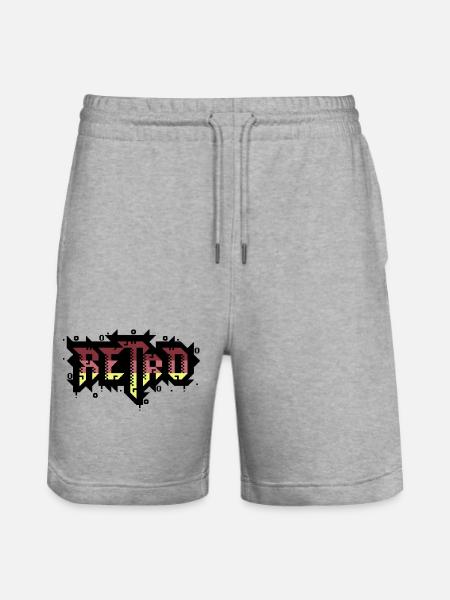 PETSCII Graffiti Retro - Stanley/Stella Trainer Unisex Organic Jogging Shorts - heather grey