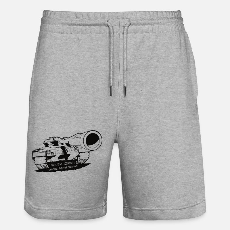 Léopard - Short de jogging bio TRAINER Stanley/Stella unisexe - gris chiné