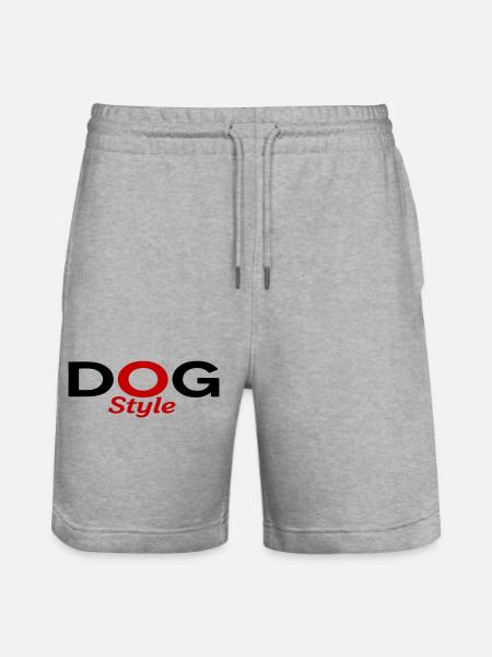 Dogstyle - Short de jogging bio TRAINER Stanley/Stella unisexe - gris chiné