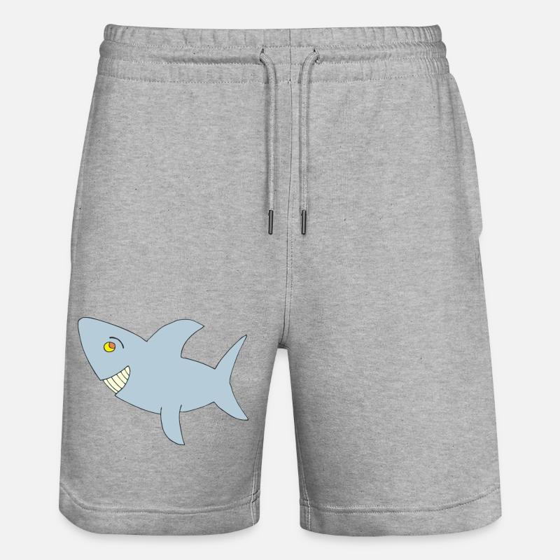 Requin Big One - Short de jogging bio TRAINER Stanley/Stella unisexe - gris chiné