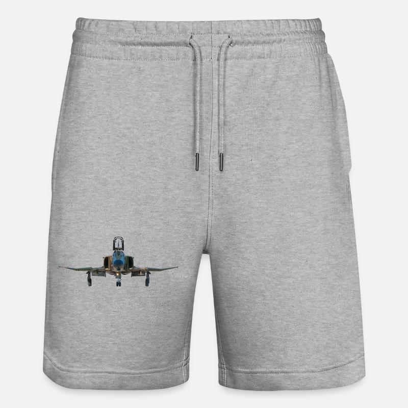 F-4 Phantom - Short de jogging bio TRAINER Stanley/Stella unisexe - gris chiné