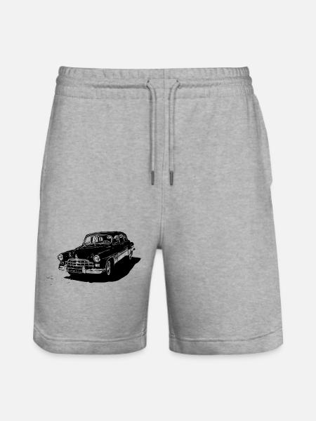 Classic Drive - Stanley/Stella Trainer Unisex Organic Jogging Shorts - heather grey
