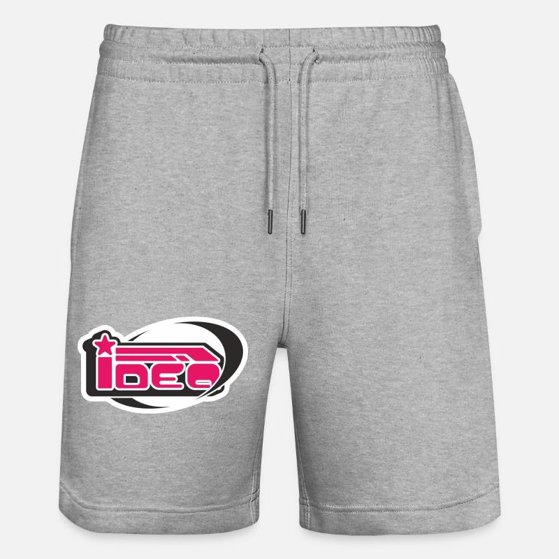 Die Idee von y2k - Stanley/Stella Unisex Bio Joggingshorts Trainer  - Grau meliert