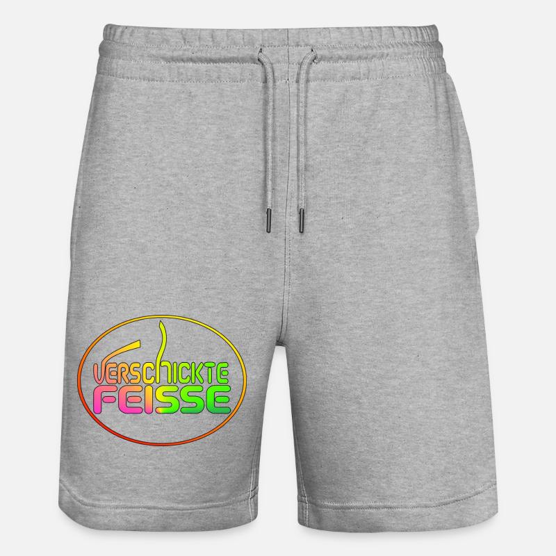 Feisse a envoyé - Short de jogging bio TRAINER Stanley/Stella unisexe - gris chiné
