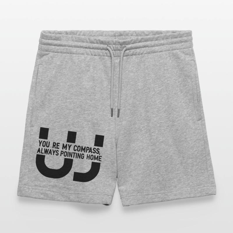 Celestial Moon and Star Pattern Stanley/Stella Trainer Unisex Organic Jogging Shorts