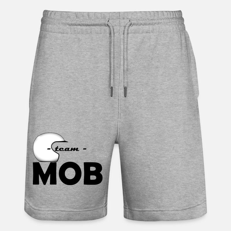 team mob - Short de jogging bio TRAINER Stanley/Stella unisexe - gris chiné