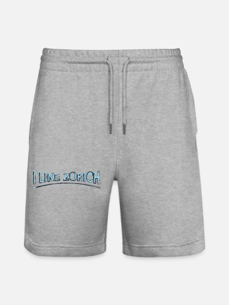 I like Zurich | Zurich-Design - Stanley/Stella Trainer Unisex Organic Jogging Shorts - heather grey
