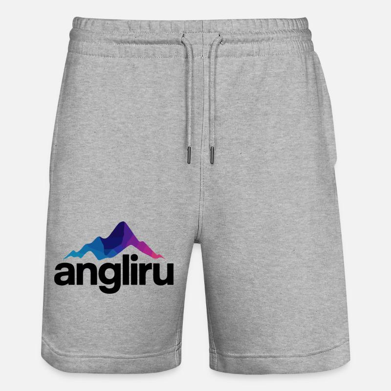 Angliru Modern Climb Cyclisme Graphique - Short de jogging bio TRAINER Stanley/Stella unisexe - gris chiné