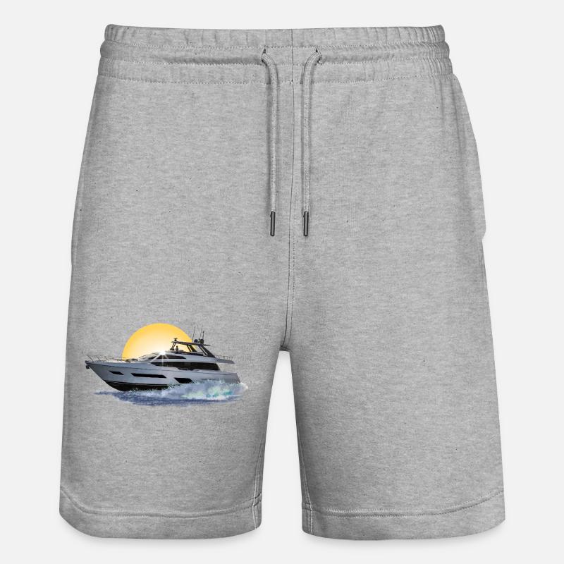 Canot automobile - Short de jogging bio TRAINER Stanley/Stella unisexe - gris chiné