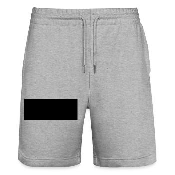 Balke3n - Short de jogging bio TRAINER Stanley/Stella unisexe - gris chiné - Devant - Nik (191cm) & Marisol (170cm)