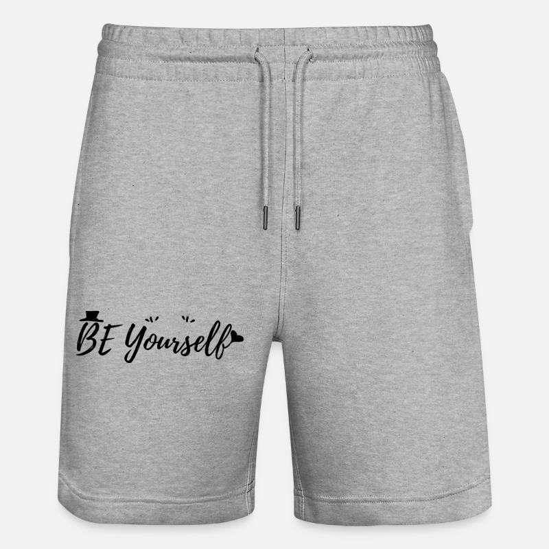 Soyez vous-même - Short de jogging bio TRAINER Stanley/Stella unisexe - gris chiné