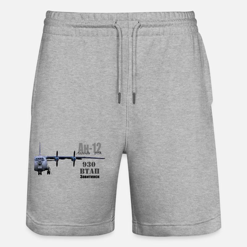 L’An-12 - Short de jogging bio TRAINER Stanley/Stella unisexe - gris chiné