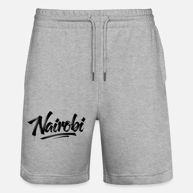 Nairobi - Short de jogging bio TRAINER Stanley/Stella unisexe - gris chiné