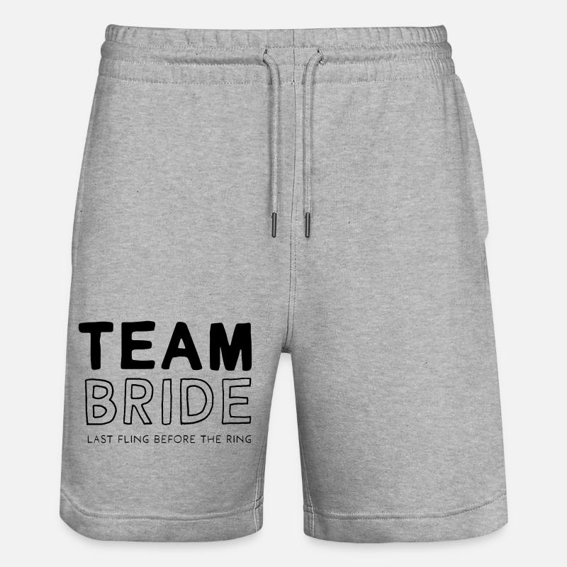 Équipe Bride - Short de jogging bio TRAINER Stanley/Stella unisexe - gris chiné